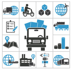 Logistic icons