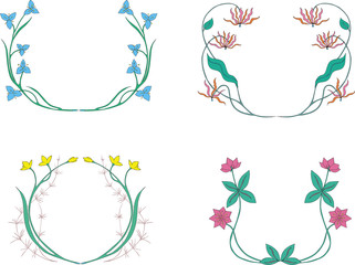 Flower wreaths