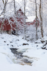 River in winter