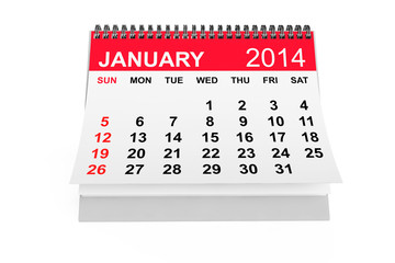 Calendar January 2014