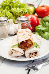 Mexican burritos