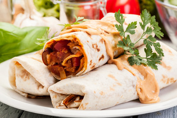 Mexican burritos