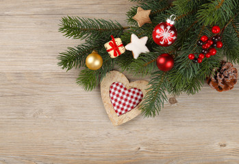 Herz Weihnachtskarte