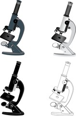 Set of vector microscopes