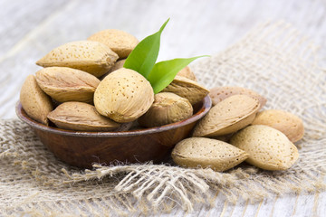 Almonds in a bowl