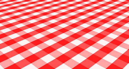 Vector red and white cloth