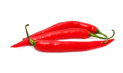 Fotobehang Hot chili pepper © Sailorr