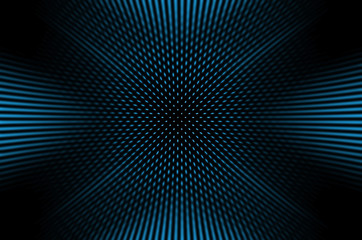 abstract dark background with blue dots in motion