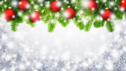 Weihnachtlicher Schneeflocken-Hintergrund