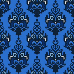 Damask oriental Seamless vector pattern