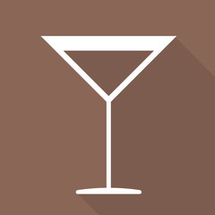 Drink glass web icon