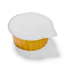 white tin can liver pate container template blank package