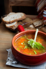 lentil and vegetable soup