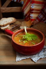 lentil and vegetable soup