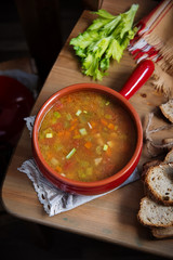 lentil and vegetable soup