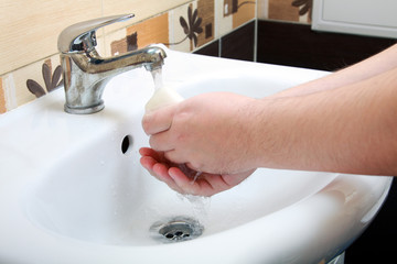 Washing of hands