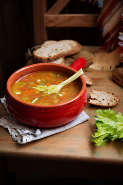 lentil and vegetable soup