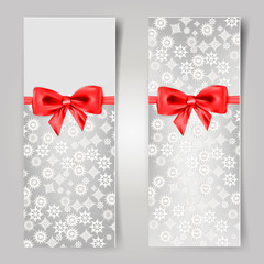 Elegant Christmas background with snowflakes