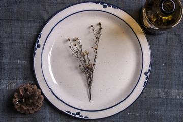 Antique plate