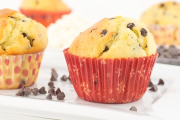 muffins with ricotta cheese and chocolate chips