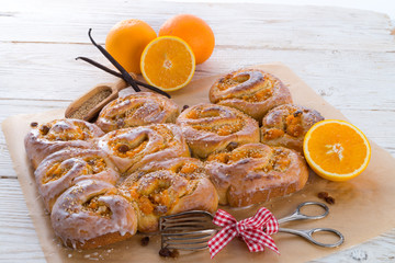 fresh vanilla orange snails