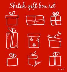 Sketch gift boxes set