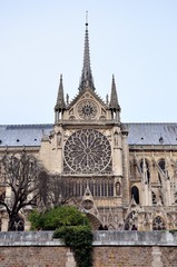 Fototapeta na wymiar Notre Dame cathedral, Paris, France