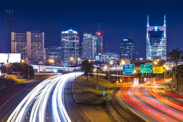 Foto op Canvas Downtown Nashville © SeanPavonePhoto