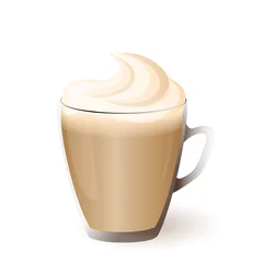 Foto op Plexiglas cup of cappuccino © sliplee