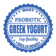 Greek yogurt stamp