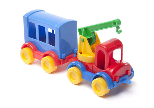 toy truck with trailer