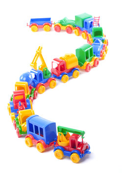 toy train of trucks