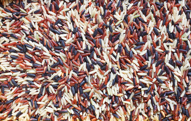 uncooked rice, uncooked raw cereals , rice mixtur