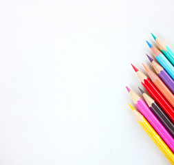 colored pencils on canvas with texture