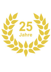 Lorbeerkranz 25 Jahre