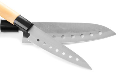 Kitchen knife isolated on white