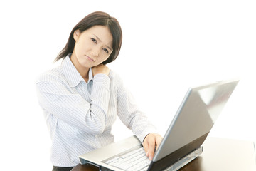 疲れたビジネスウーマン