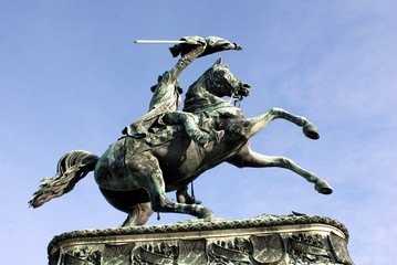 Kaiserliche Statue in Wien