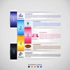 Modern infographics template