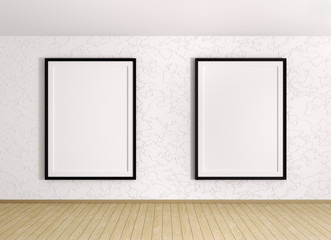 Interior with two frames