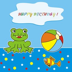 happy birthday - frog