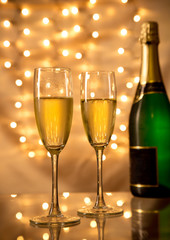 Pair of champagne flutes
