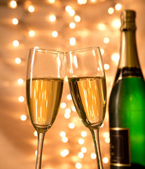 Pair of champagne flutes
