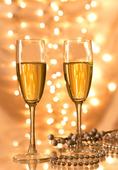 Pair of champagne flutes