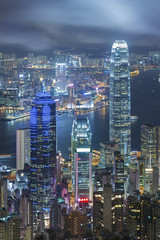 Fototapeta na wymiar Wiktoria Port of Hong Kong