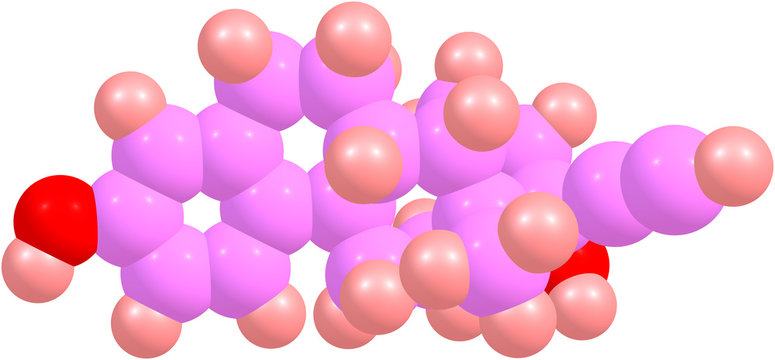 Ethinyl Estradiol Molecule