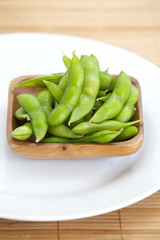 Cooked Green Organic Edamame