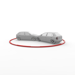 Naklejka premium auto, unfall, autounfall, schaden,