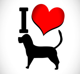 i love dog