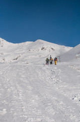 Fototapeta na wymiar sci alpinismo